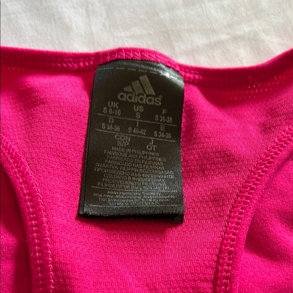 Vibrant Pink Fitted Sleeveless Tank Top - Picture 4 of 6